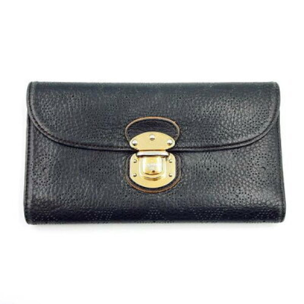Louis Vuitton Mahina Portefeuille Wallet Amelia Noir Black